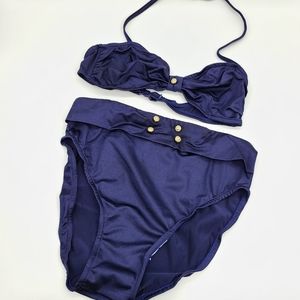 Vintage High Waisted Bikini Set Made In Canada